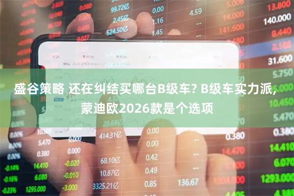 盛谷策略 还在纠结买哪台B级车? B级车实力派, 蒙迪欧2026款是个选项